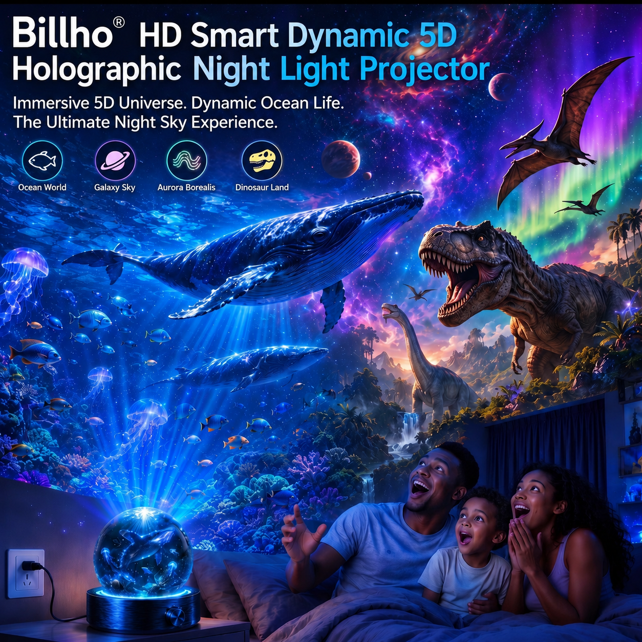 🔮𝐁i𝐥𝐥𝐡𝐨𝐥®🦕 𝐍𝐄𝐗𝐓-𝐆𝐄𝐍 𝐒𝐌𝐀𝐑𝐓 𝐏𝐑𝐎𝐉𝐄𝐂𝐓𝐈𝐎𝐍 𝐇𝐃 𝐒𝐦𝐚𝐫𝐭 𝐃𝐲𝐧𝐚𝐦𝐢𝐜 𝟓𝐃 𝐇𝐨𝐥𝐨𝐠𝐫𝐚𝐩𝐡𝐢𝐜 𝐍𝐢𝐠𝐡𝐭 𝐋𝐢𝐠𝐡𝐭 𝐏𝐫𝐨𝐣𝐞𝐜𝐭𝐨𝐫